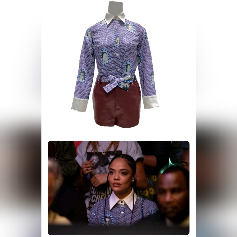 Authentic Creed lll Tessa Thompson Shirt & Shorts. Used In The Movie